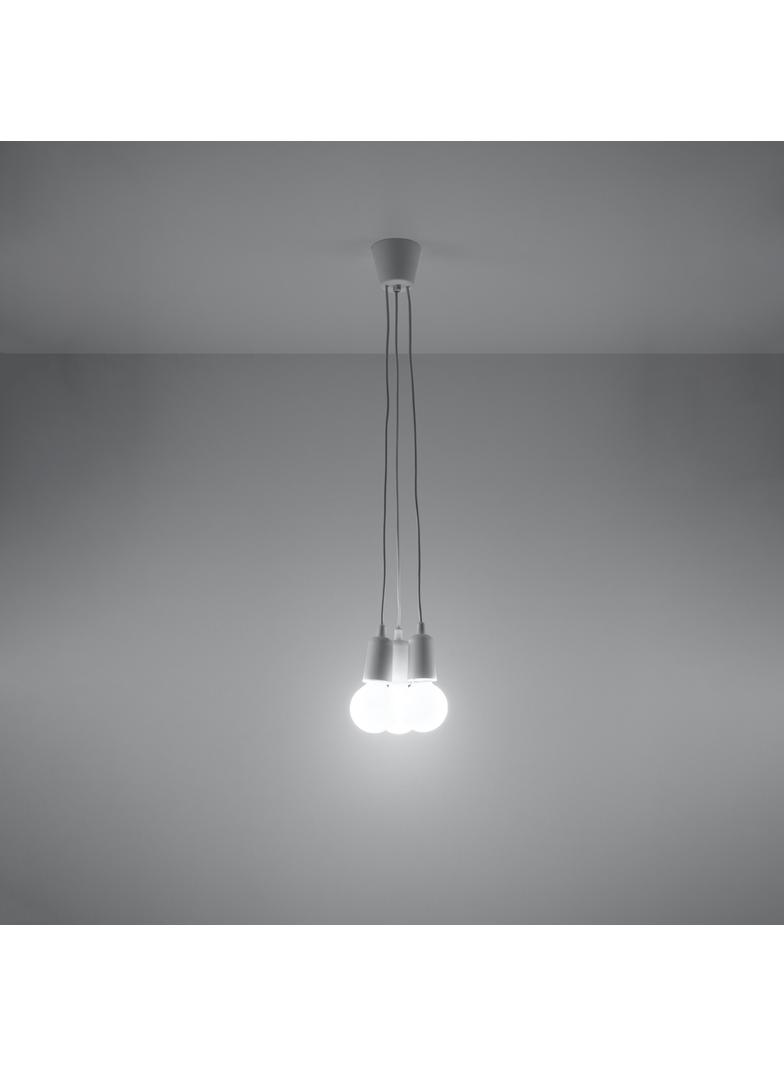Sollux Lampa wisząca DIEGO 3 biała SL.0570