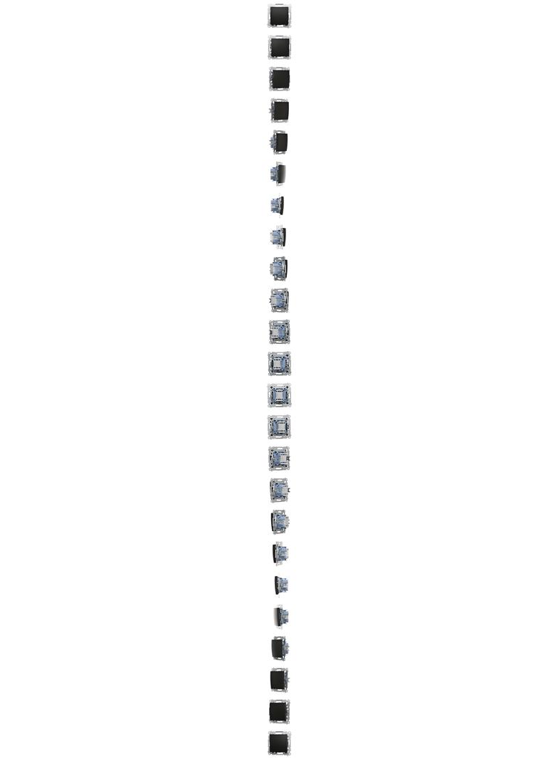 Simon 54 Przycisk pojedynczy rozwierny bez piktogramu 10A szybkozłączka czarny