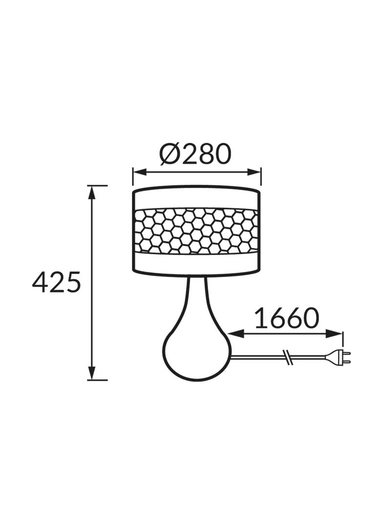 Lampka stołowa WANDA E14 BLACK