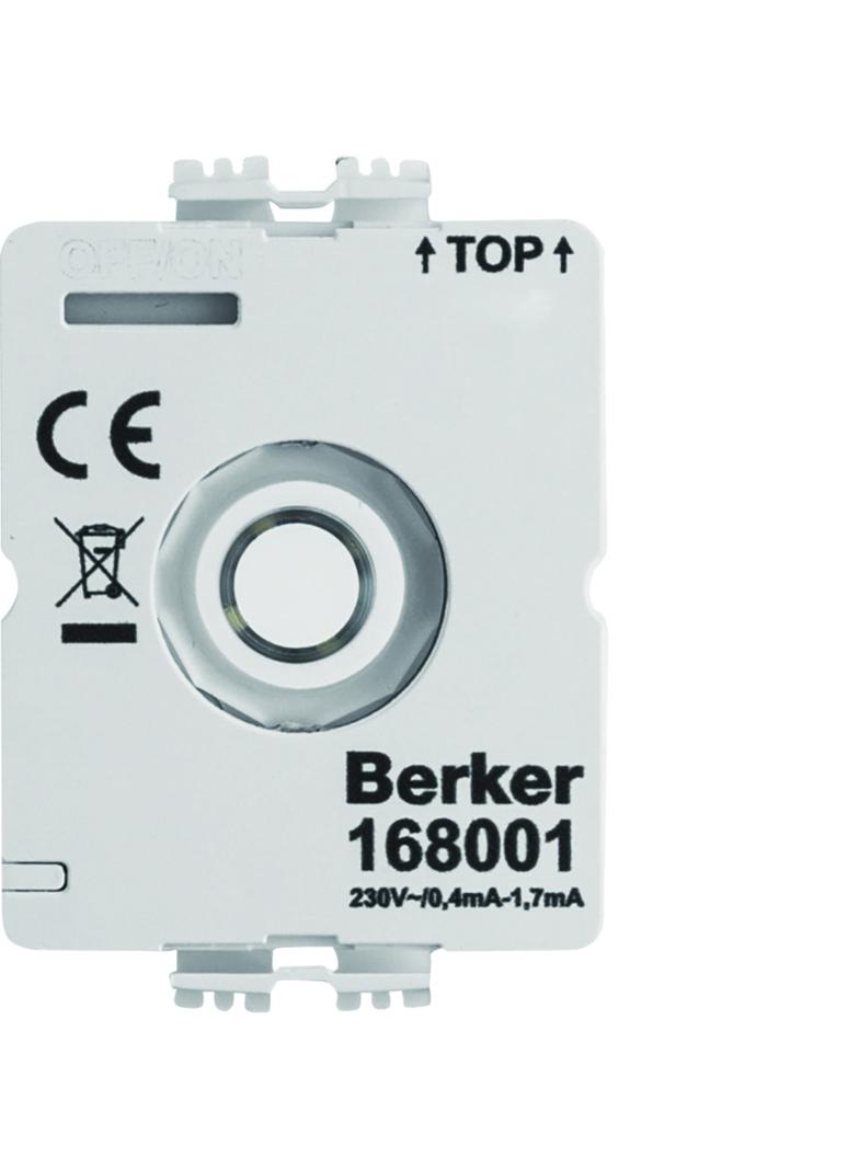 Moduł podświetlenia LED do łączników obrotowych 230V bez przyłącza neutralnego N