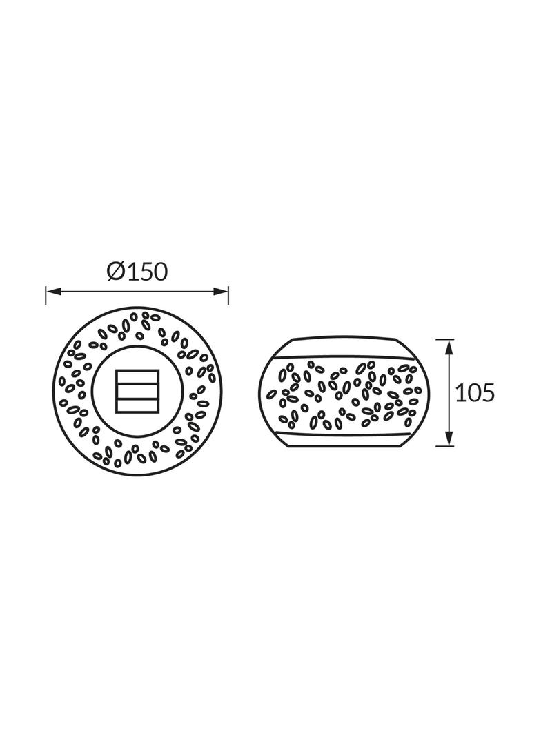 Lampa solarna LED HERBI LED 0,2W BEIGE WW