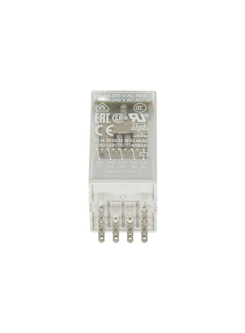 PRZEKAŹNIK CR-M125DC4LG, A1-A2=125V DC, 4 STYKI C/O ZŁOCONE, LED