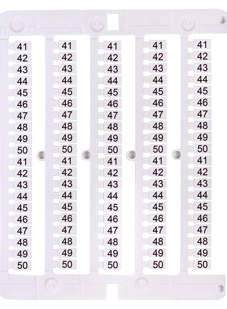 ES-NU0851550 Oznacznik 41 do 50 (100 szt.)