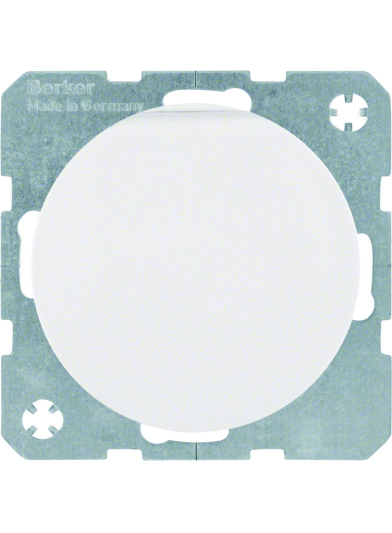 BERKER R.1/R.3 Gniazdo SCHUKO z pokrywą biały 47512089 HAGER