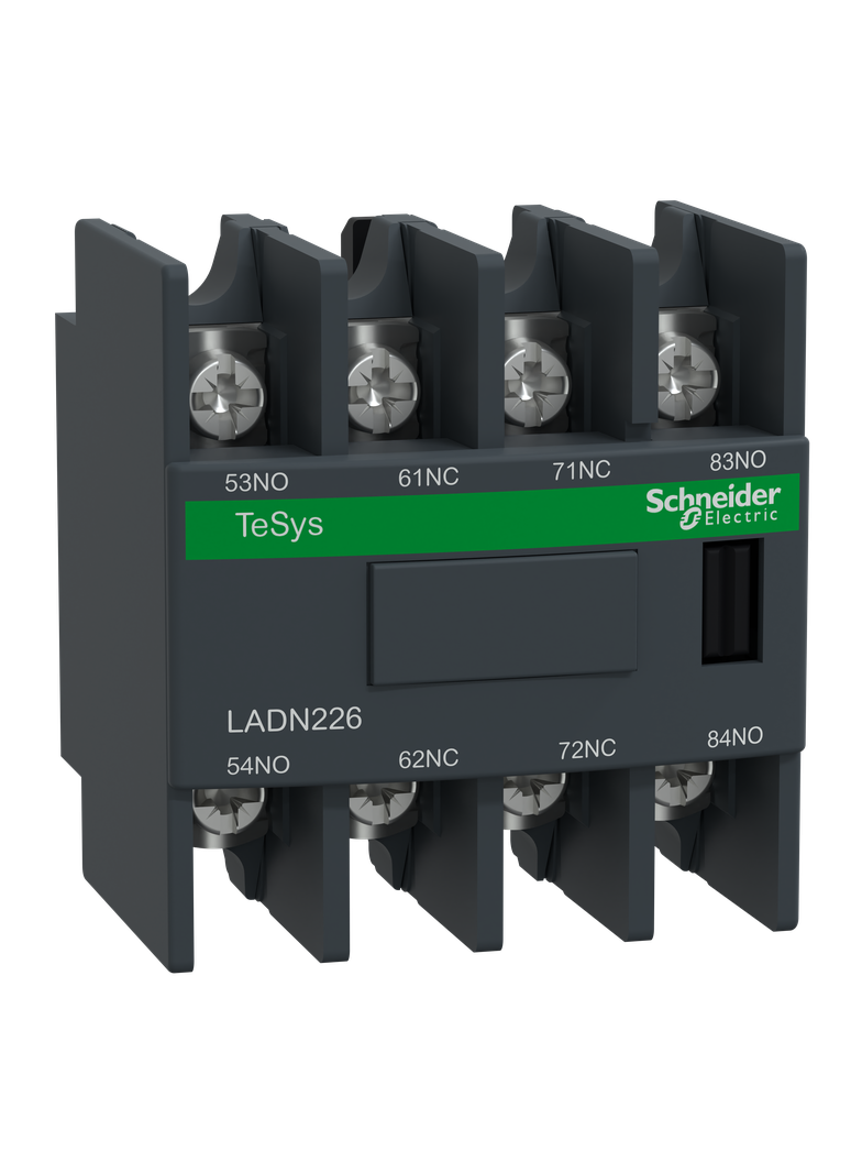 Blok styków pomocniczych wyprzedzających LC1 2NO 2NC zaciski śrubowe