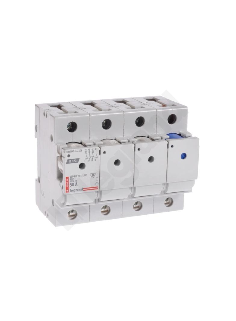 Rozłącznik Bezpiecznikowy R 323 50A 3P+N Rozłączany 606758 LEGRAND