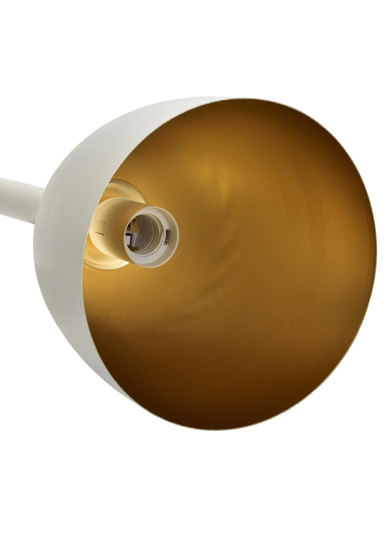 MILAGRO Lampa wisząca CLARK WHITE/GOLD 1xE27