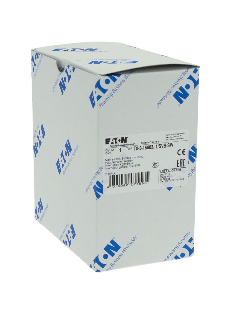 T0-3-15683/I1/SVB-SW Łącznik krzywkowy 20A 6.5kW 207158 EATON
