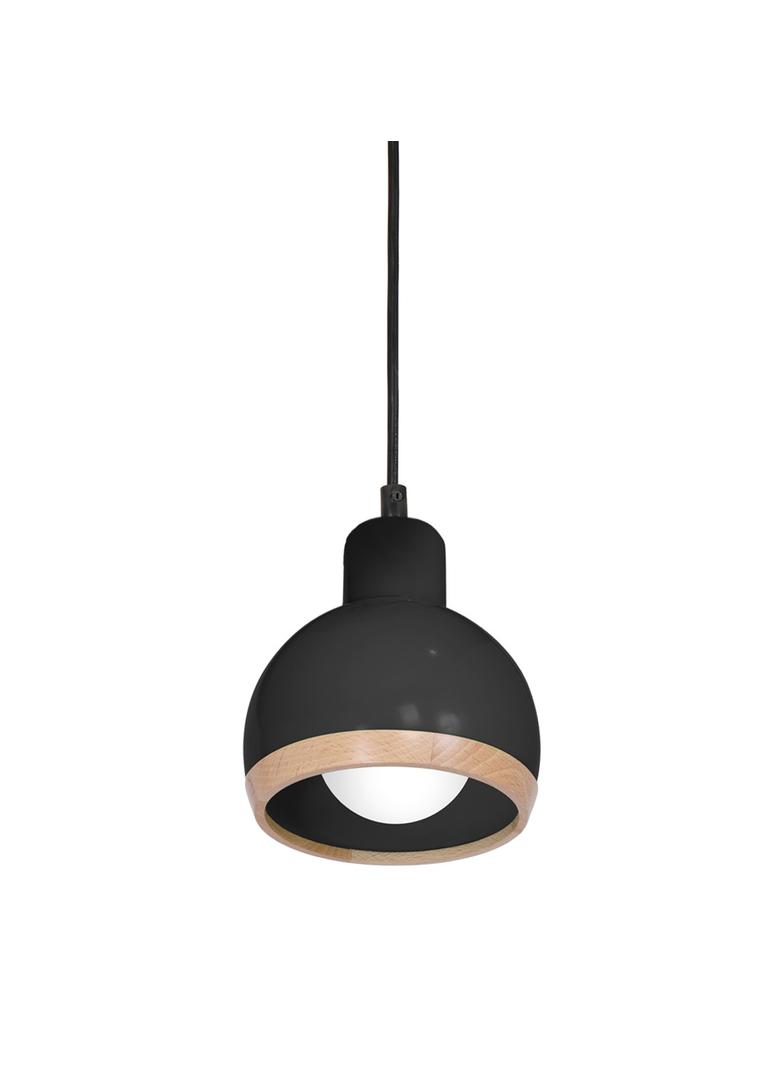 Milagro lampa wisząca Oval E27 czarna MLP7045
