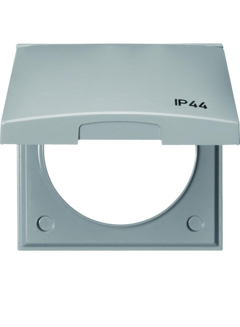 Integro Flow Ramka z pokrywą z nadrukiem  IP44 , szary