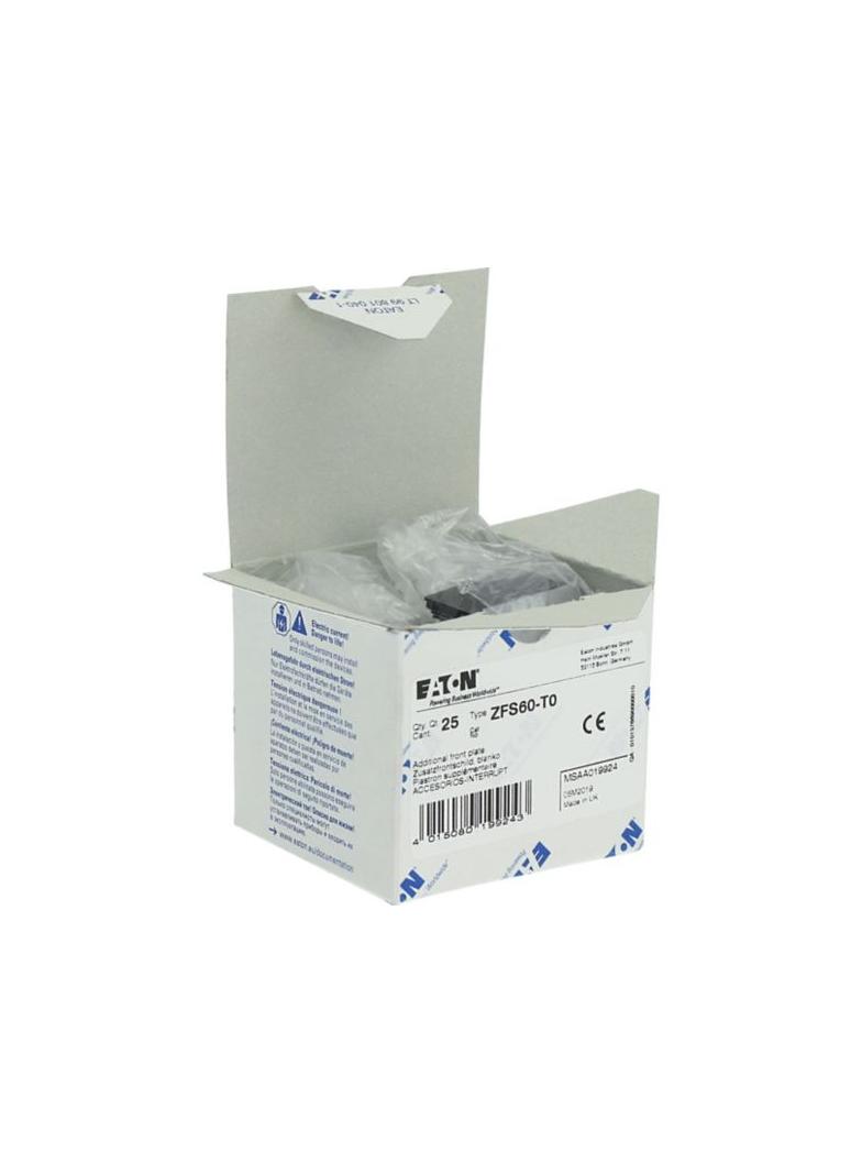 ZFS60-T0 Tabliczka czołowa dodatkowa bez opisu 019924 EATON