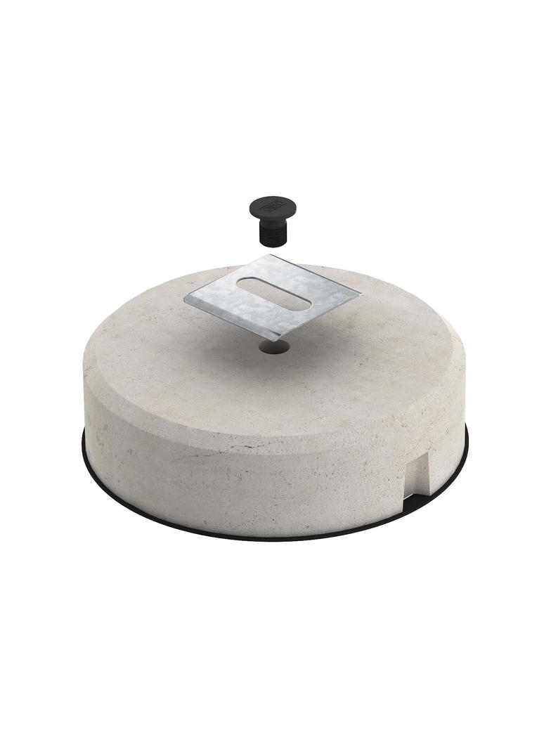 TrayFix-10-L, Podstawa betonowa do koryt