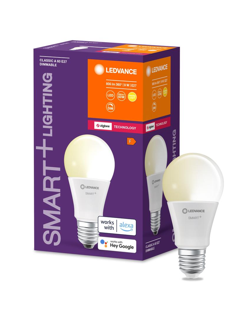 Lampa LED SMART+ ZB CL A Frosted DIM 60 yes 9W/ E27
