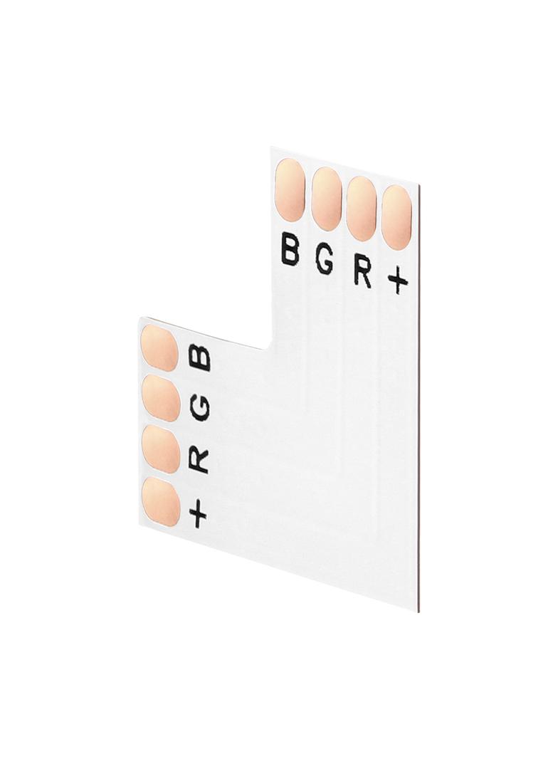 Złączka LED RGB 10mm kątowa "L"