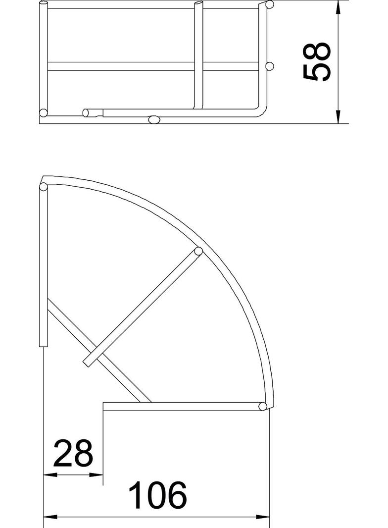 ŁUK SIATKOWY 90 55X100 FT