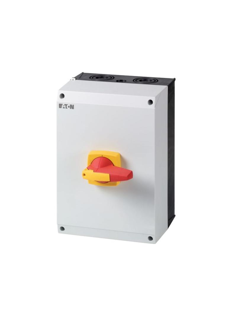 DDC-100/2/I5/P-R Rozłącznik DDC PV 100A w obudowie CI-K5 rączka blok. czerwono - żółta 184918 EATON