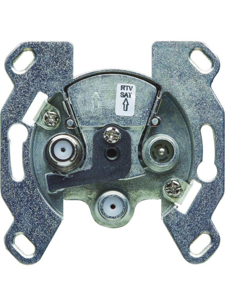 R.classic/1930/Glas Gniazdo RTV 2xSAT końcowe mechanizm Berker 53455332 WDF459316 HAGER
