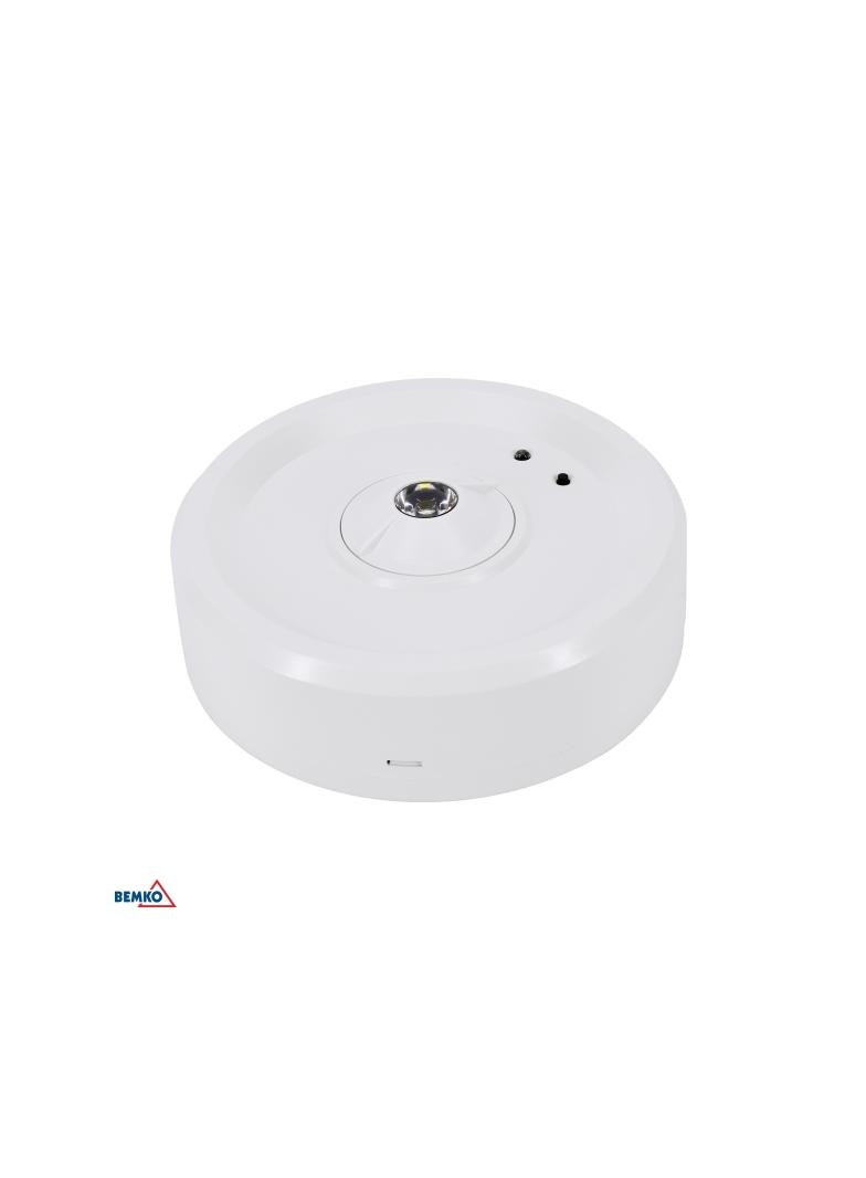 OPRAWA AWARYJNA SKALER OKRĄGŁA 3W SOCZ. OTWARTA IP40 AUTOTEST 3H CNBOP