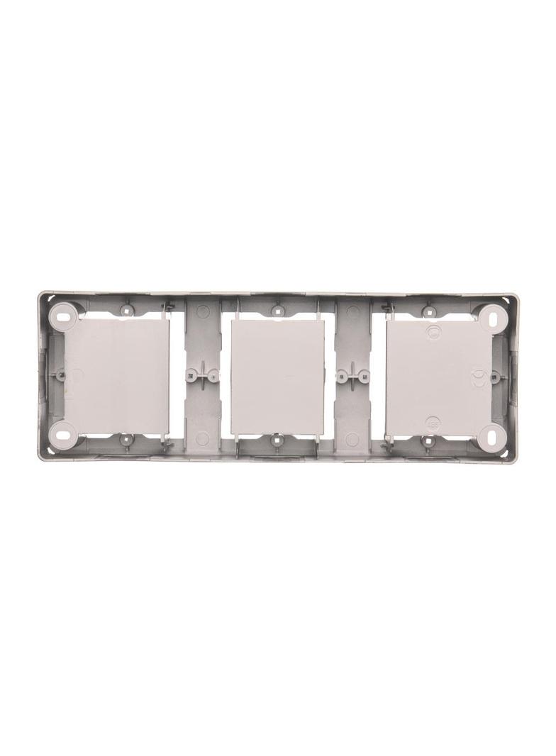 puszki instal. Puszka natynkowa płytka (31mm) potrójna stal inox MPN3/21 KONTAKT