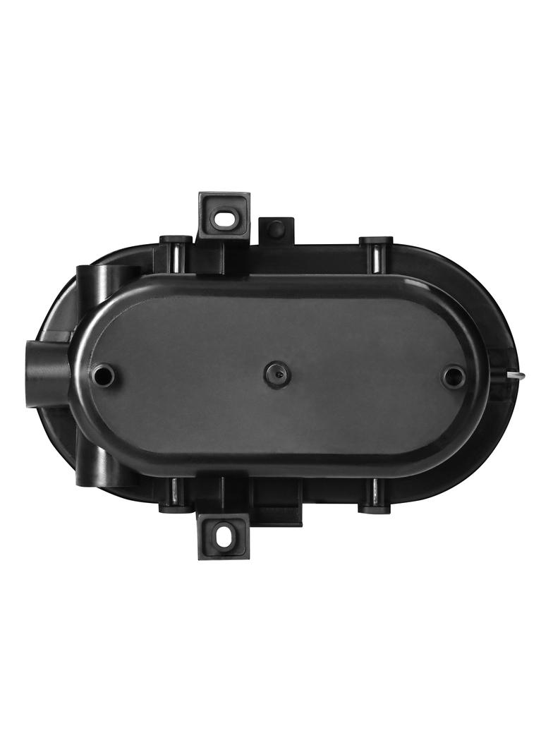 Oprawa oświetleniowa BODRUM E27 max. 15W IP54 klosz szklany stalowa osłona czarna AD-OP-6561BE27SPS ORNO