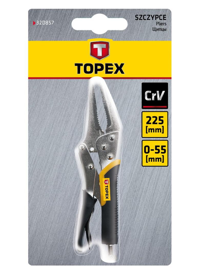 Szczypce zaciskowe wydłużone 225 mm