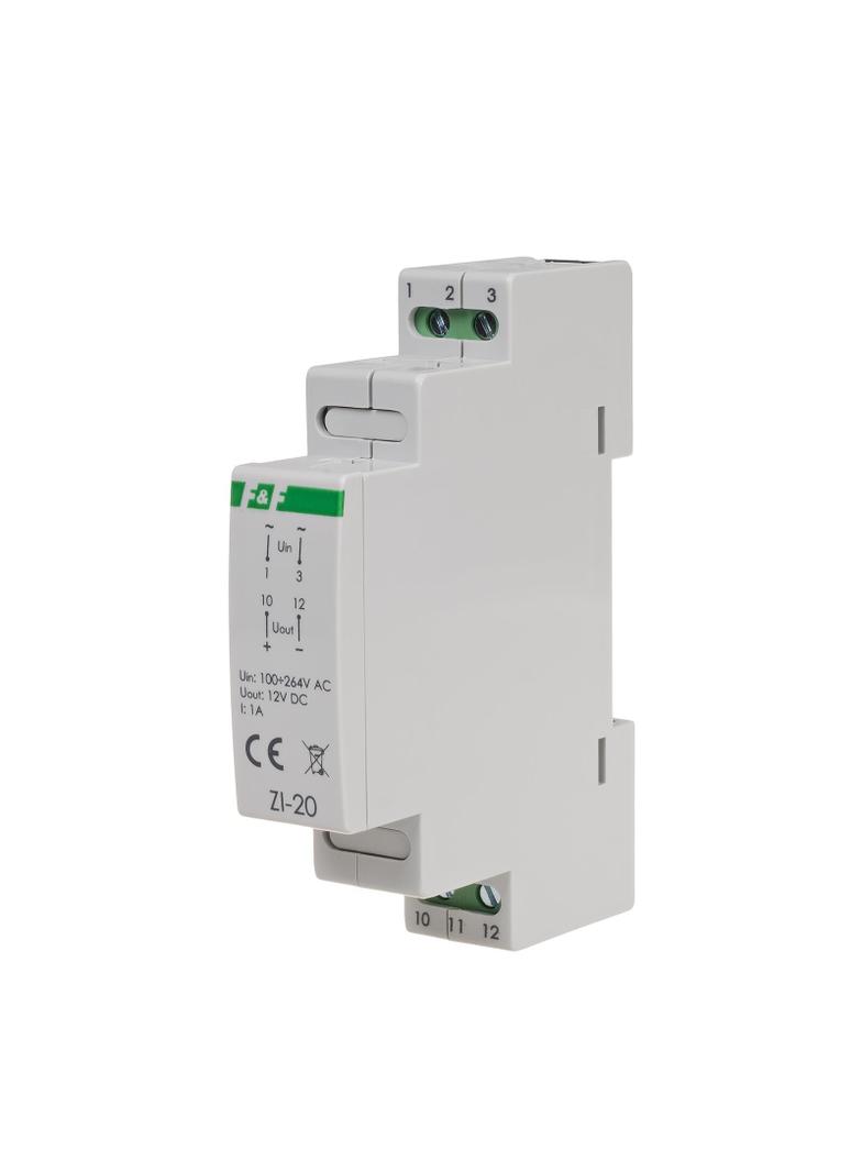 Zasilacz impulsowy 12V DC 1,0A ZI-20 F&F