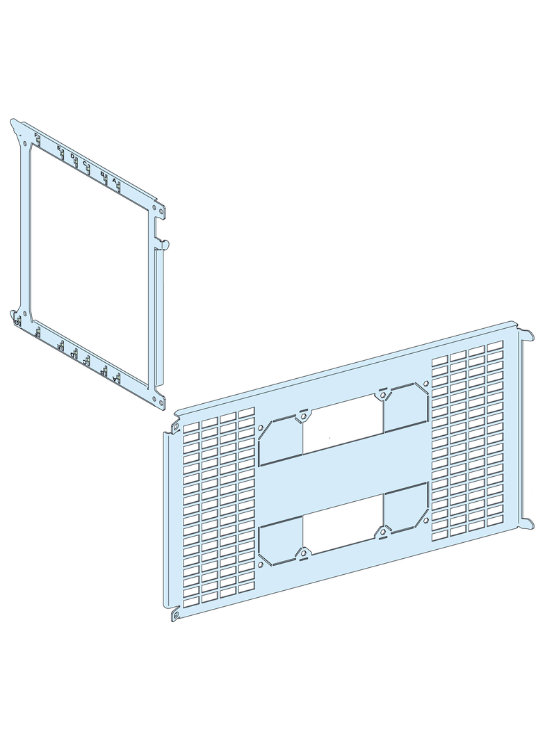 Rozdzielnice PrismaSet, płyta montażowa Prisma P do mocowanego pionowo na stałe aparatu NS1600