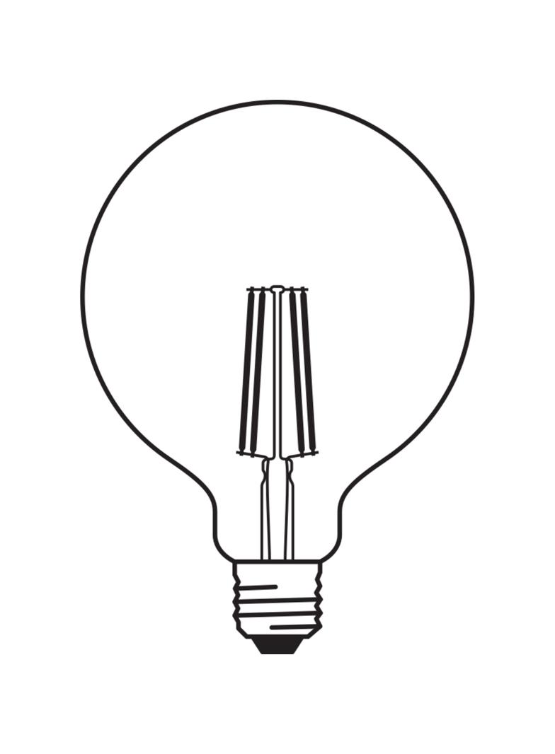 Lampa LED SMART+ Filament Globe Dimmable 60 5,5W E27