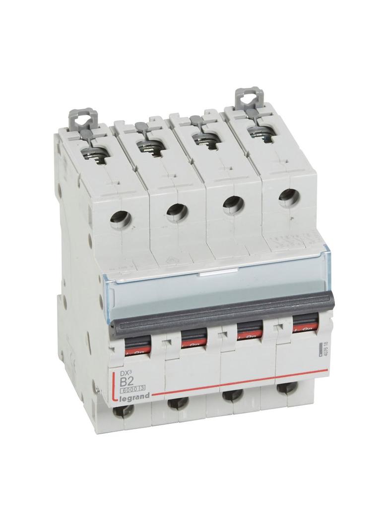 WYŁĄCZNIK NADPRĄDOWY S 304 4P B 2A 6000A SERII DX3, Legrand