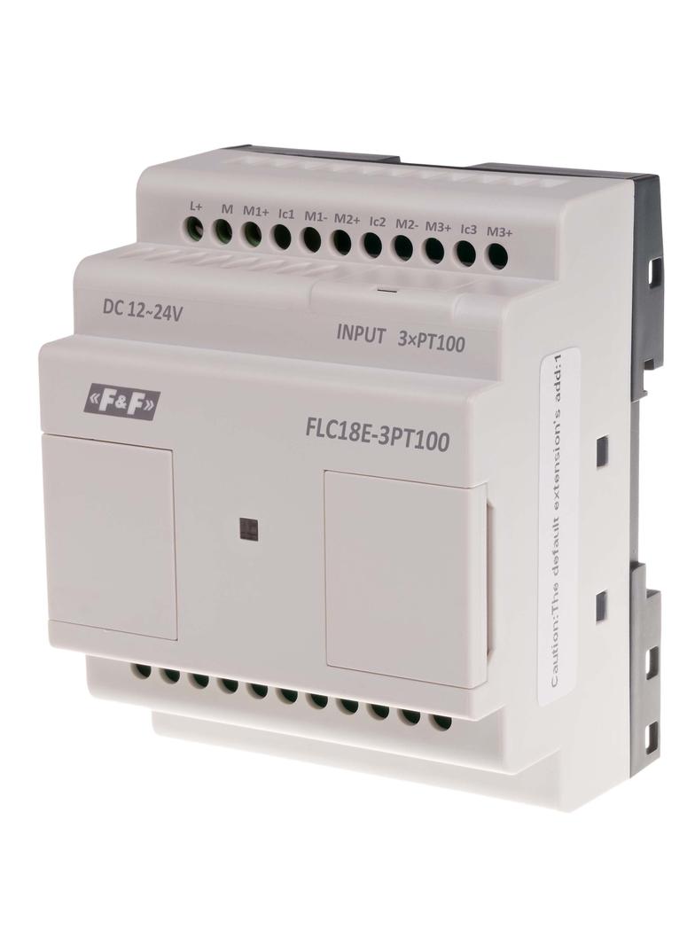 Moduł rozszerzeń dla czujników temp. z 3 wejściami FLC18E-3PT100 F&F