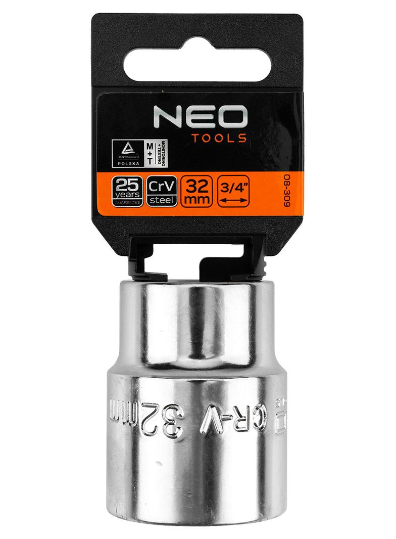 Nasadka sześciokątna 3/4'' 32mm NEO GTX 08-309 GTX Poland