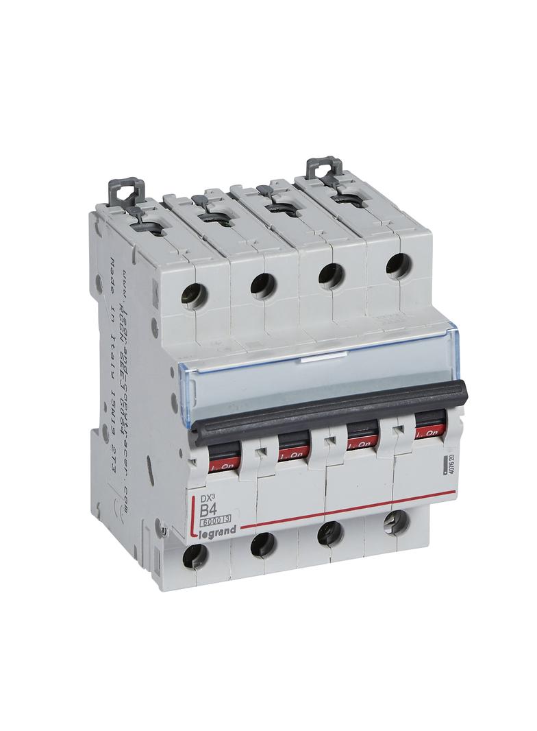 Wyłącznik Nadprądowy S 304 4P B4A 6kA DX3 407620 LEGRAND