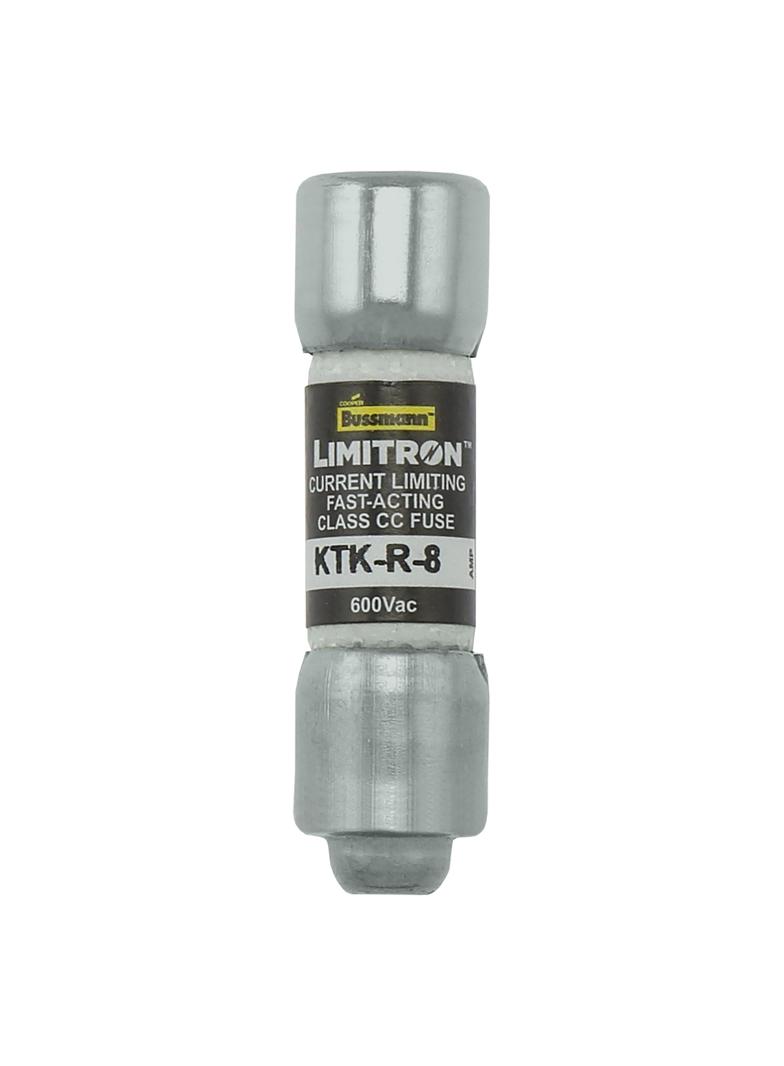 CLASS CC FAST ACTING FUSE CLASS CC 8A 600VAC Limitron Klasa CC KTK-R-8 EATON