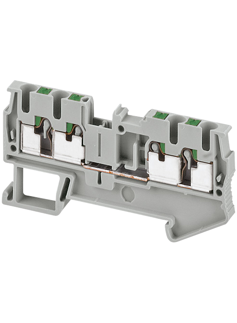 Złączki NSY, zacisk wciskany przepustowy 4 punktowy NSYTRP24