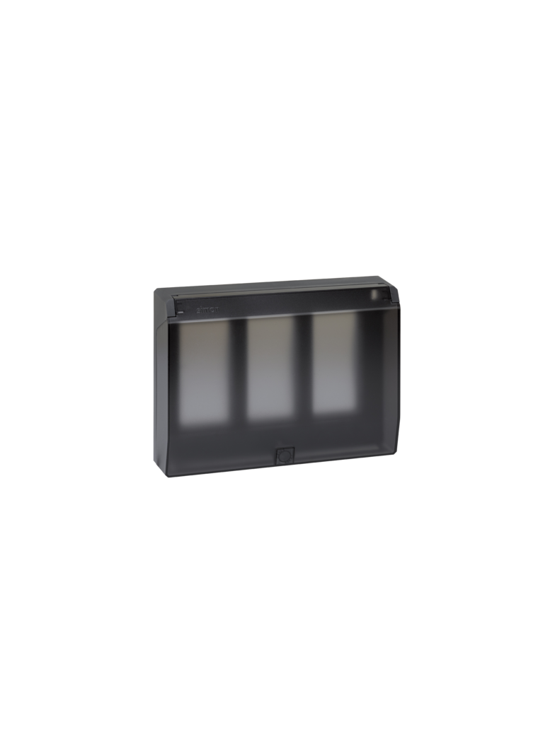 Simon Connect Ramka obudowy S500 z pokrywą 3-modułowa 6x K45 szary grafit 51040103-038 KONTAKT
