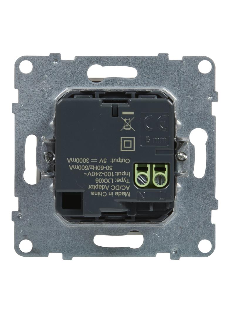 SUNO - Gniazdo USB typ A + C - 5 V - 3 A, Biały, 721131, Legrand