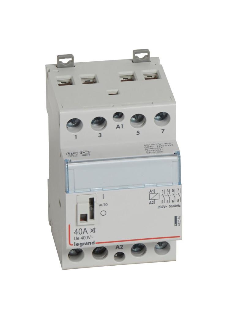 STYCZNIK MODUŁOWY SM 340 40A 230V 4NO CICHY, Legrand