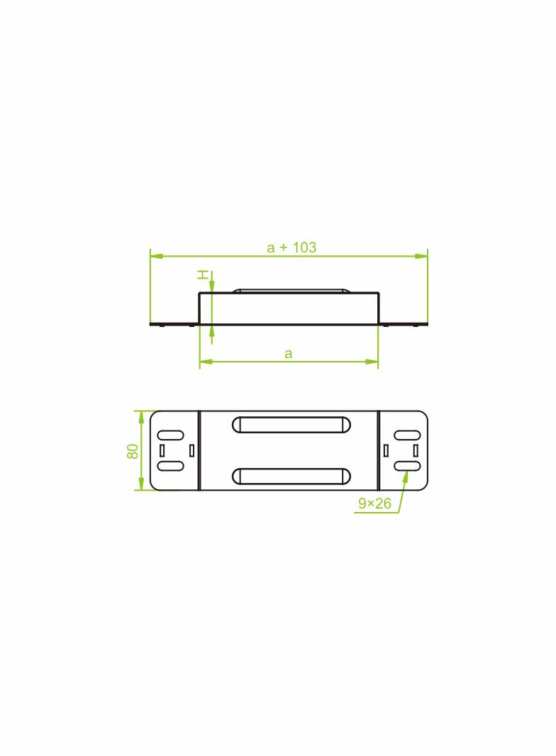 Nasuwa kompensacyjna 240x38mm Grubość 1,00 mm NSK240H38 533124 BAKS