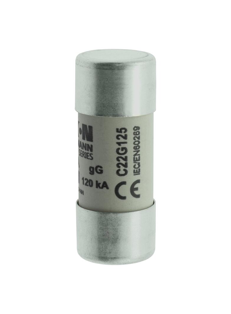 CYLINDRICAL FUSE 22 x 58 125A GG 400V AC Wkładka cylindryczna 22 x 58mm 125A GG 400V AC C22G125 EATO