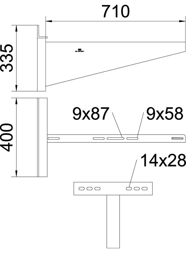 AWSS/71, WSPORNIK ŚCIEN.WYK.CIĘŻ.710 FT