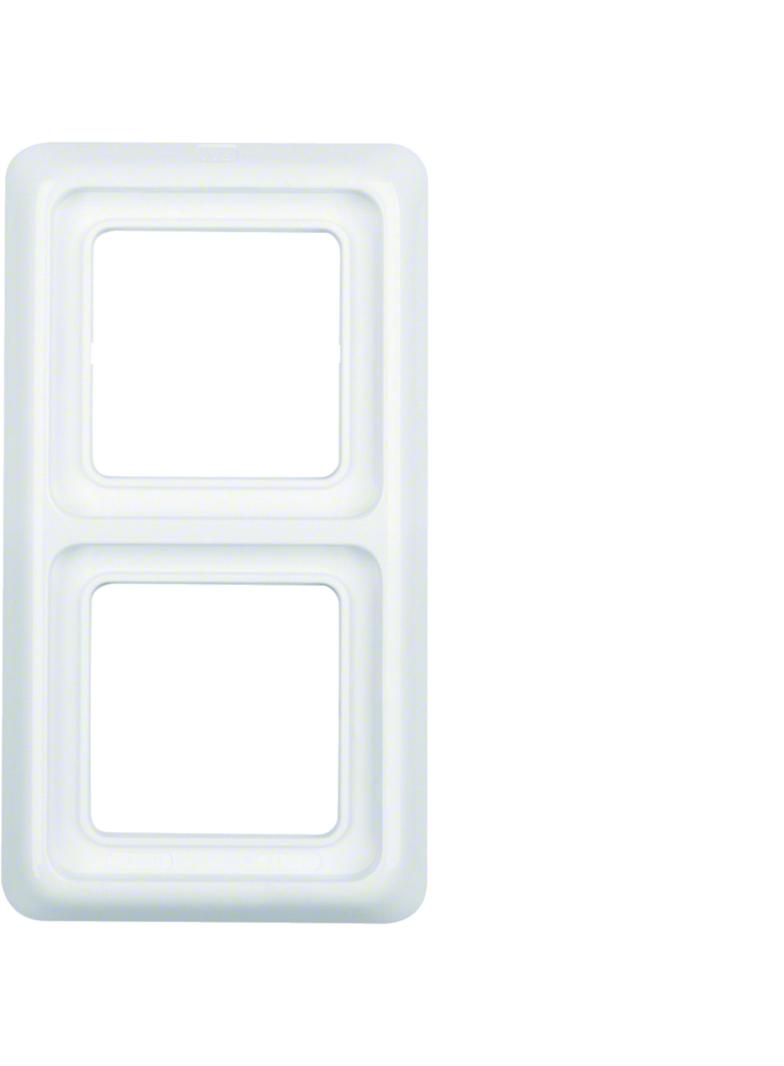 IP44 Ramka podwójna z uszczelką biała Berker 53132909 WWD1200PW HAGER
