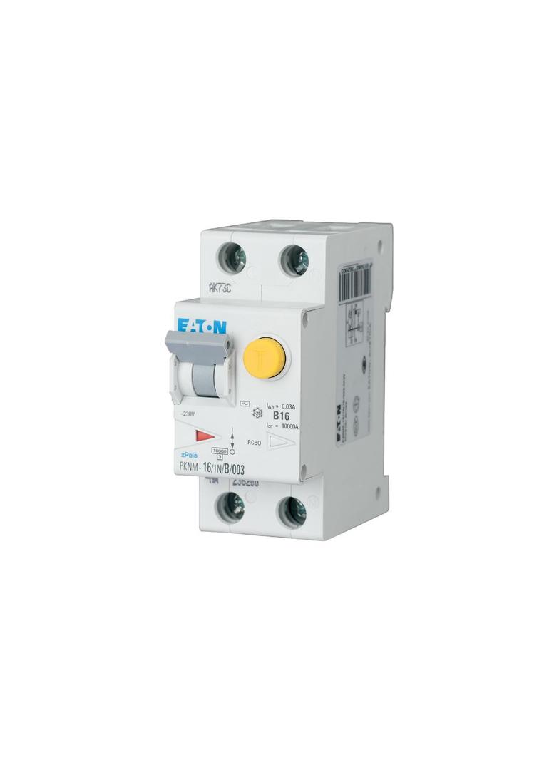 Wyłącznik różnicowo-nadprądowy 2P 16A B 0,03A typ AC PKNM 16/1N/B/003 236200 EATON