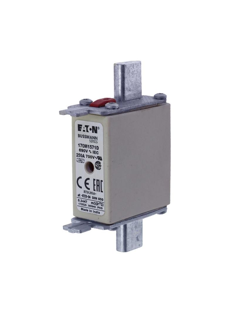FUSE 250A 690V aR DIN 000 HSDNH Wkładka szybka 250A 690V aR DIN 000 podwójny wskaźnik 170M1571D EATO