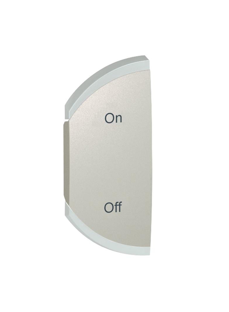 MY HOME SCS CELIANE - KLAWISZ LEWY ON/OFF TYTANOWY, Legrand