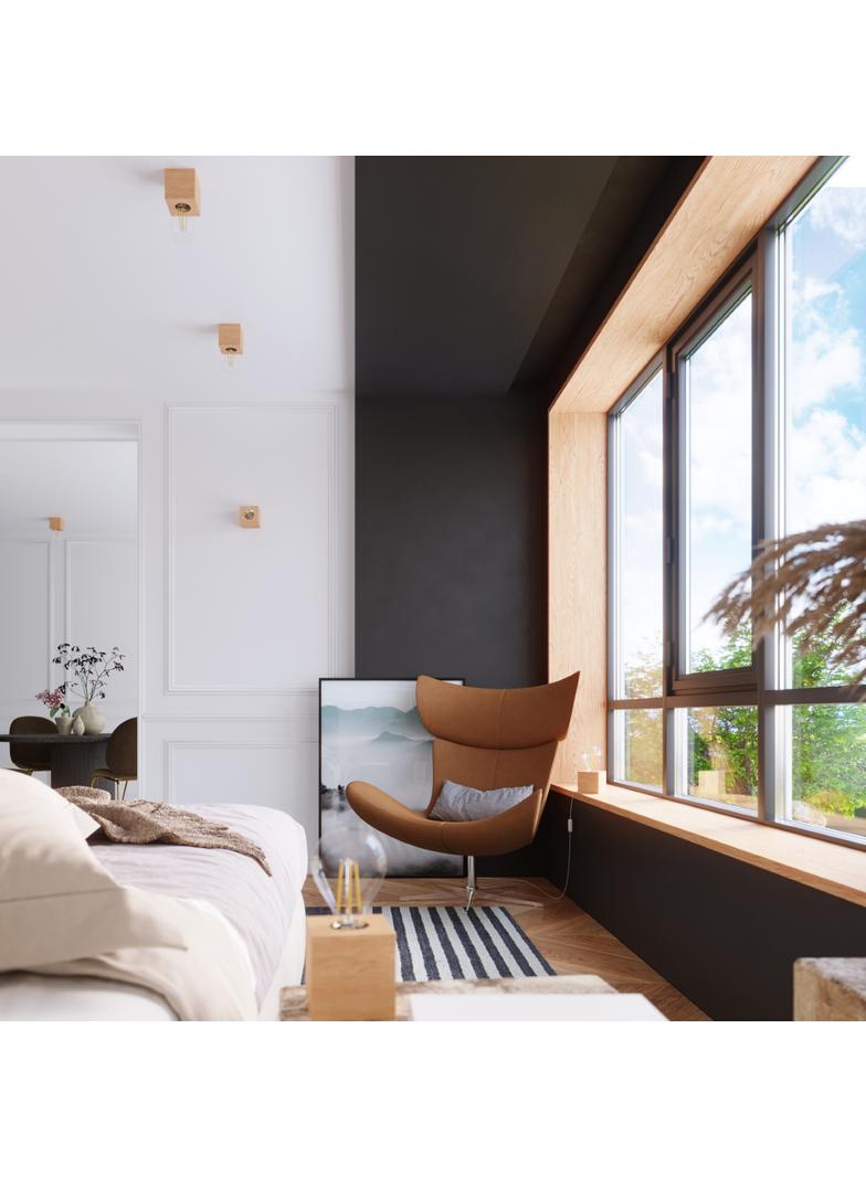 Sollux Lampa biurkowa ARIZ naturalne drewno SL.0677