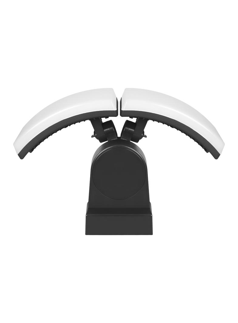 TOS DUO LED 2x20W podwójny naświetlacz ogrodowy, 2x1600lm, IP65, 4000K, PC, czarny