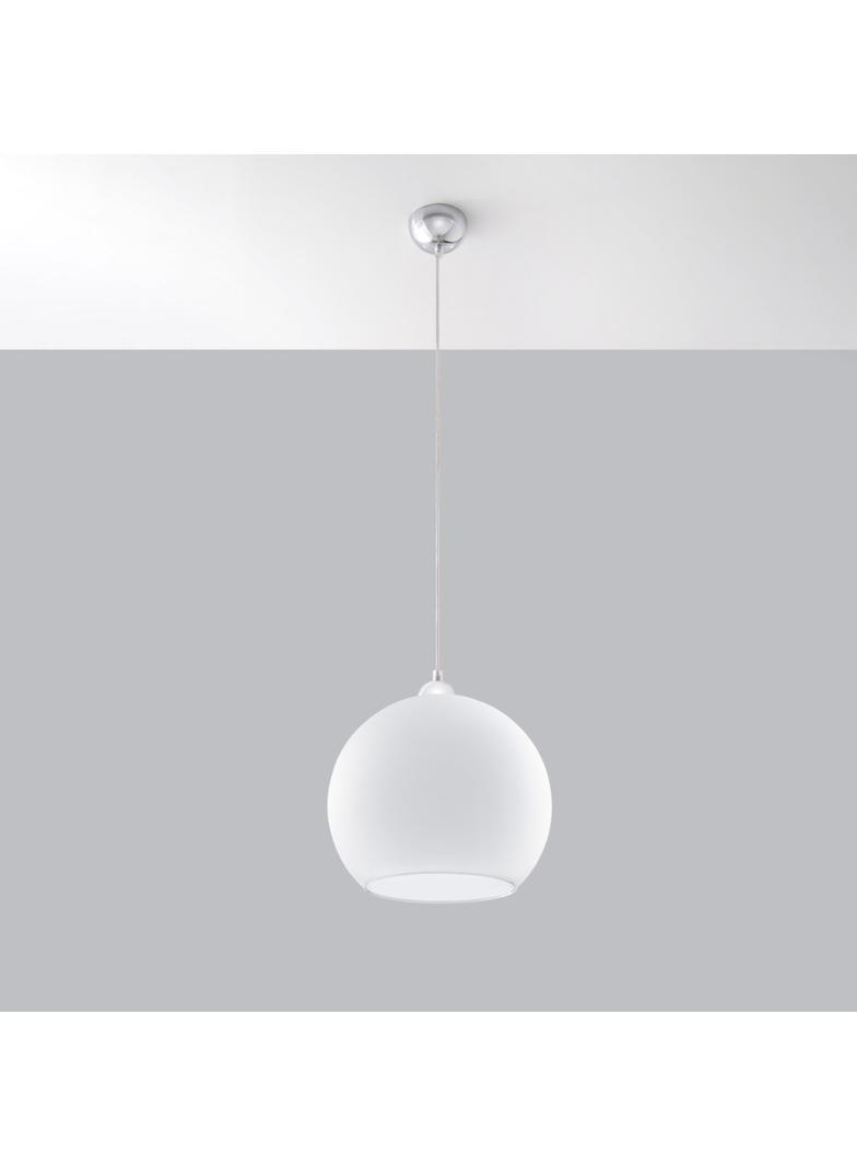 Lampa wisząca BALL biała