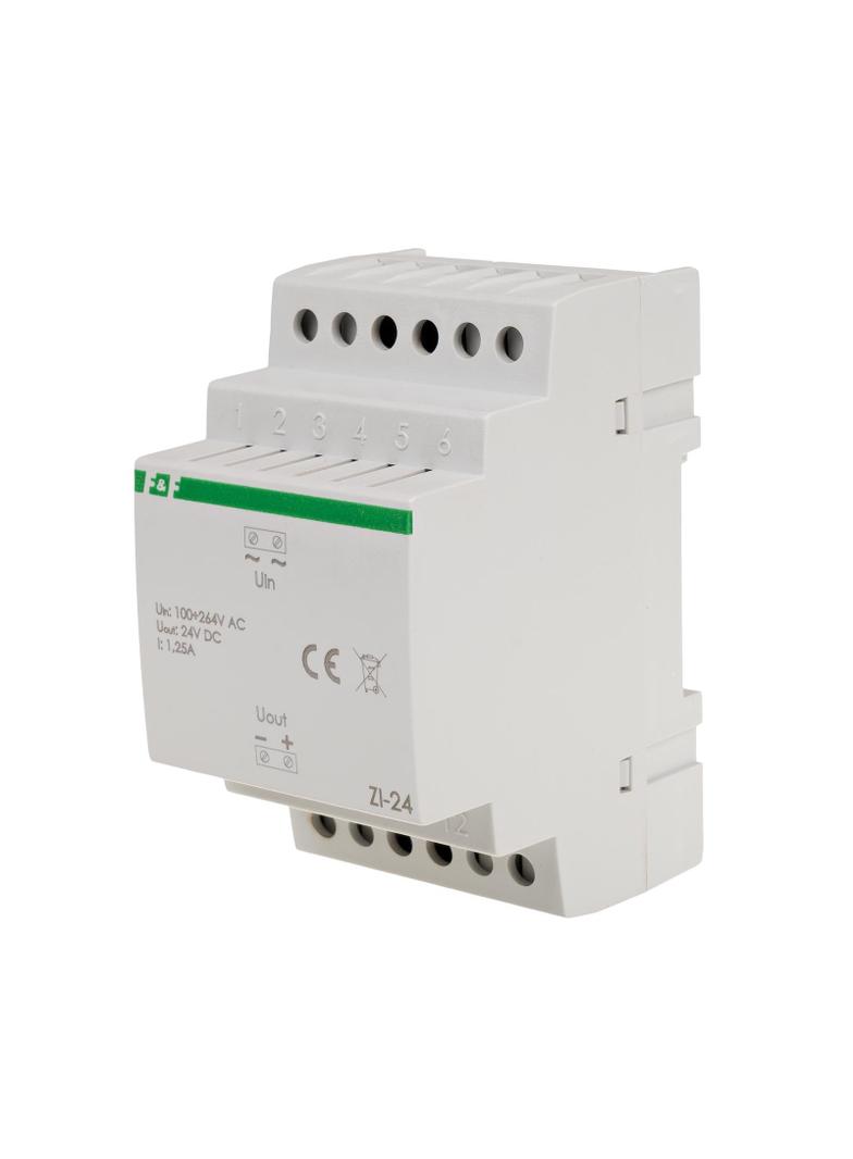 Zasilacz impulsowy 24V DC 1,25 A ZI-24 F&F