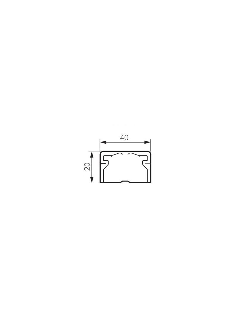 Zaślepka 40x20 Dlp Biała 031211 LEGRAND