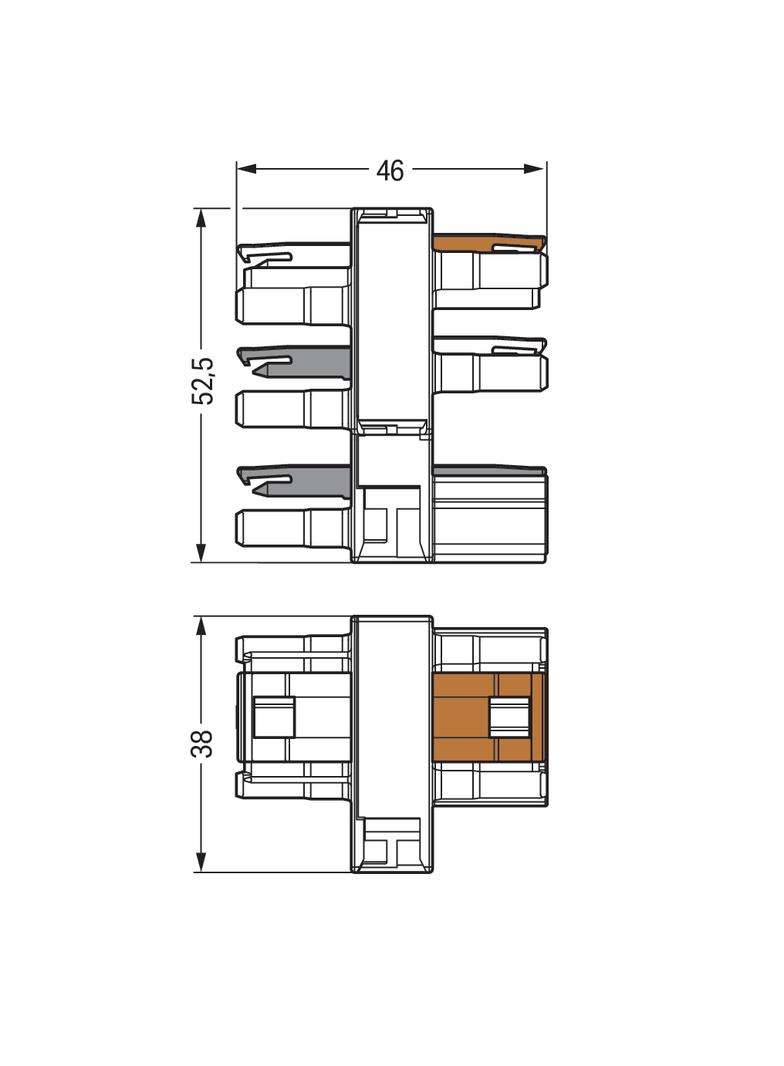 WINSTA rozgałęźnik sterowanie oświetleniem świecznik.
